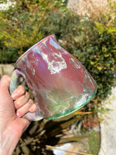 Load image into Gallery viewer, Sunken Large Crystalline Glazed Mug Desk Decor
