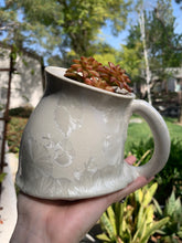 Load image into Gallery viewer, Plant Pot Melted Mug Handmade Crystalline Glazed Mug Planter
