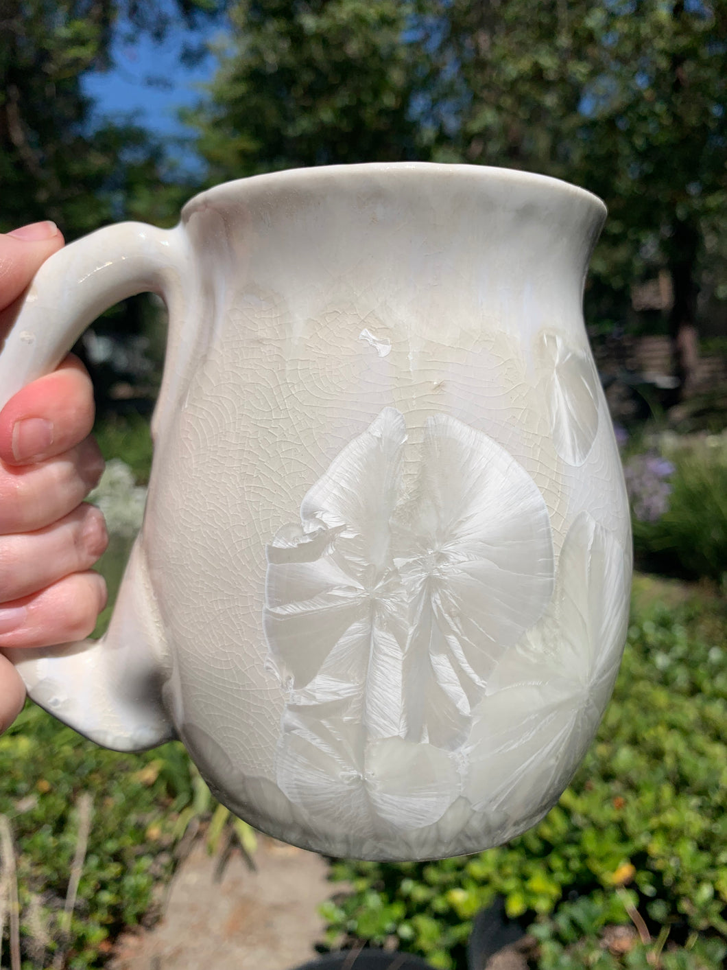 Large Crystalline Glazed Mug - 24 oz