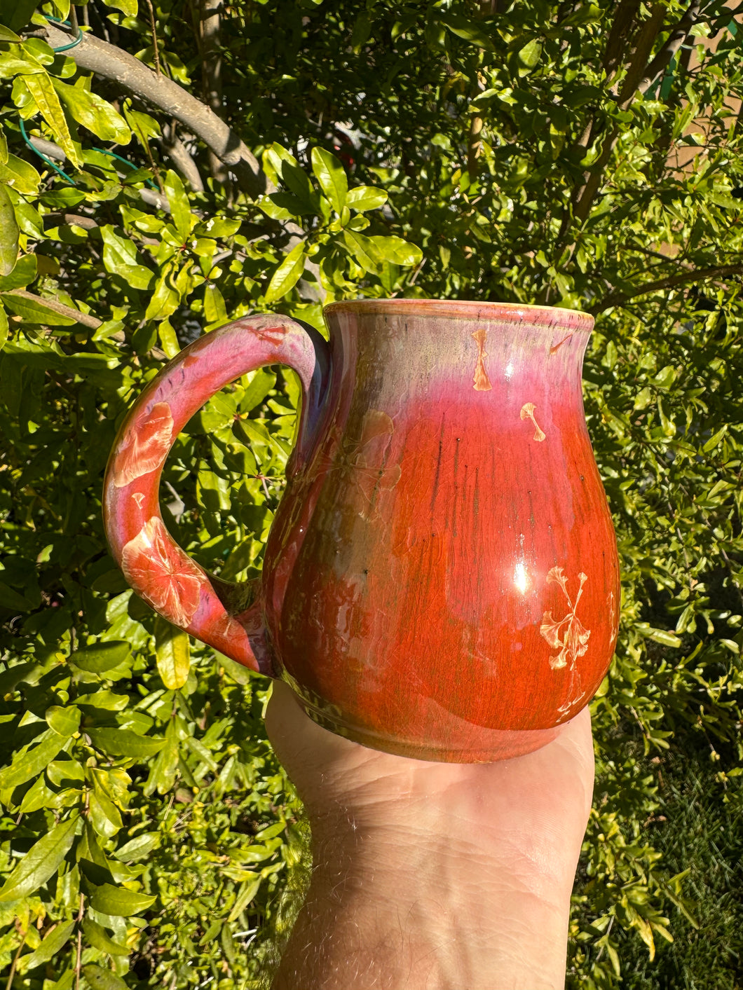 Large Crystalline Glazed Mug - 24 oz