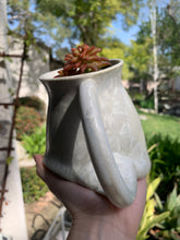 Load image into Gallery viewer, Plant Pot Melted Mug Handmade Crystalline Glazed Mug Planter
