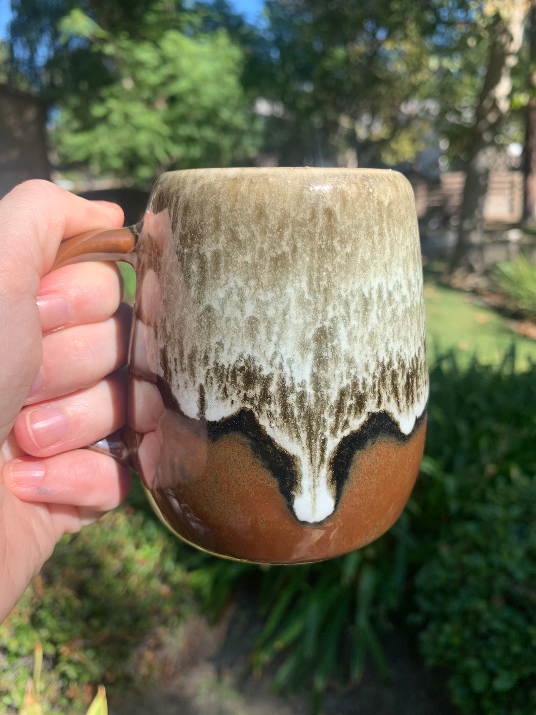 Tiny Ceramic Tea Cup Crystalline Glazed Small Coffee Mug