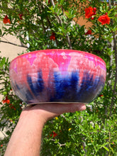 Load image into Gallery viewer, Fruit Bowl Crystalline Glazed Decorative Bowl Handmade Decor
